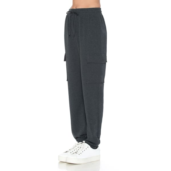 AMBIANCE Juniors' French Terry Cargo Pants