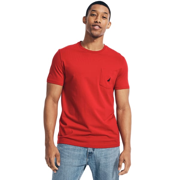 NAUTICA Men's Short Sleeve Pocket Tee