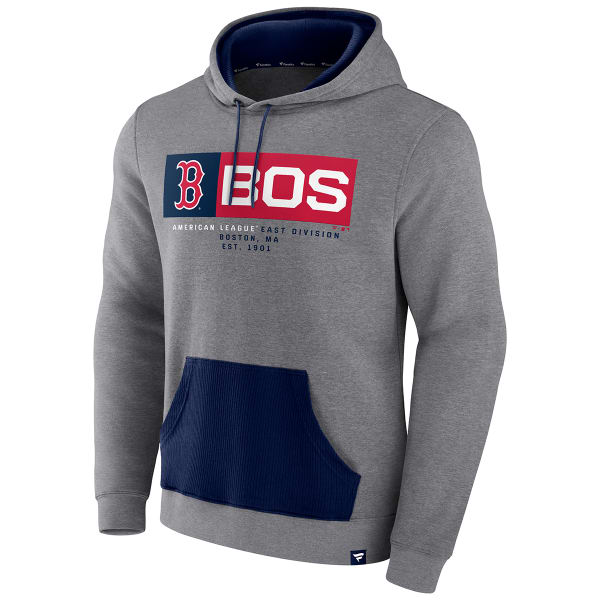 BOSTON RED SOX Men's Fanatics Iconic Steppin' Up Fleece Pullover Hoodie