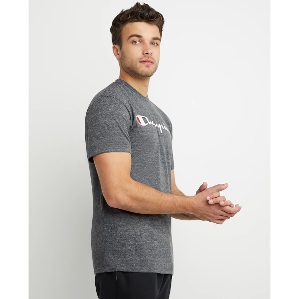 CHAMPION Men's Powerblend Short-Sleeve Graphic Tee