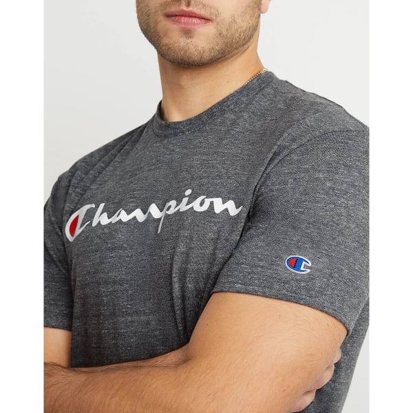 CHAMPION Men's Powerblend Short-Sleeve Graphic Tee