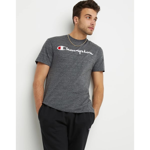 CHAMPION Men's Powerblend Short-Sleeve Graphic Tee