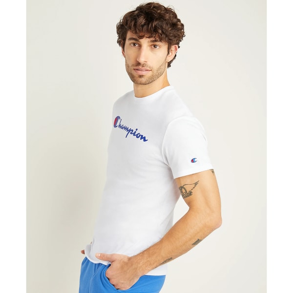 CHAMPION Men's Powerblend Short-Sleeve Graphic Tee