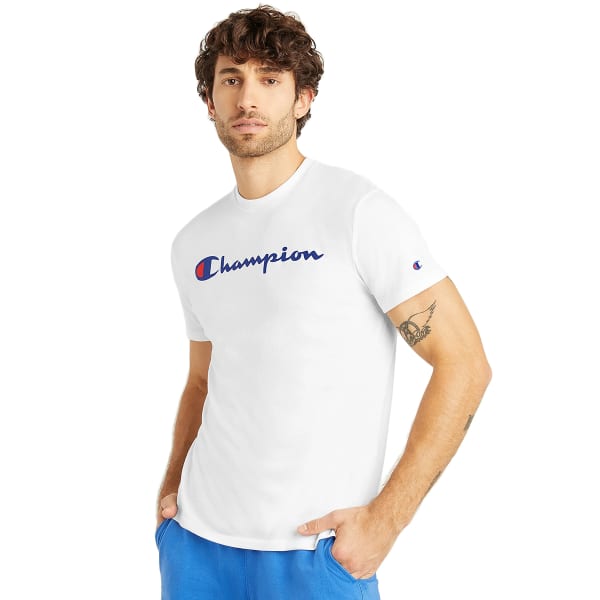 CHAMPION Men's Powerblend Short-Sleeve Graphic Tee