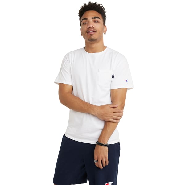 CHAMPION Men's Garment Dye Short-Sleeve Pocket Tee