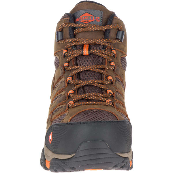 MERRELL Men's Moab Vertex Mid Waterproof Comp Toe Work Boots