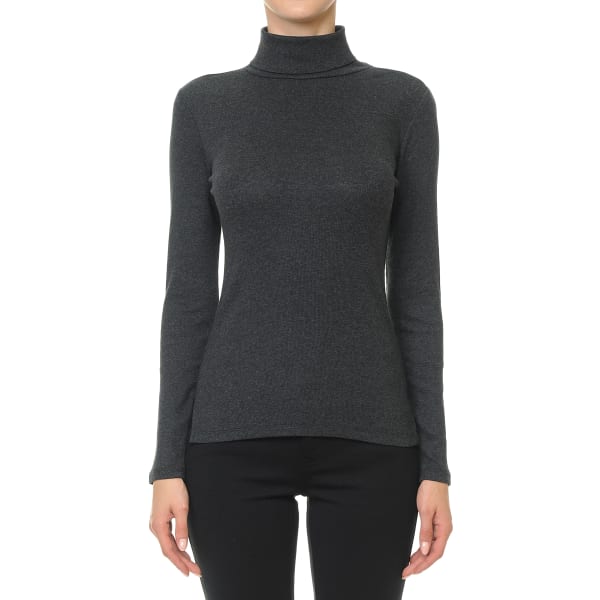 AMBIANCE Juniors' Long Sleeve Turtleneck