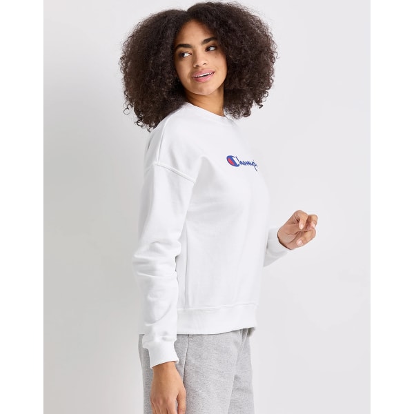 CHAMPION Women's Powerblend Fleece Relaxed Fit Crew