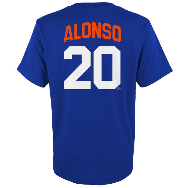 NEW YORK METS Boys' Alonso #20 Name & Number Tee