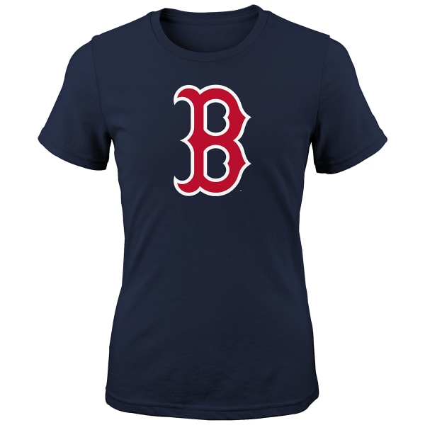 BOSTON RED SOX Girls' Primary Logo Short-Sleeve Tee