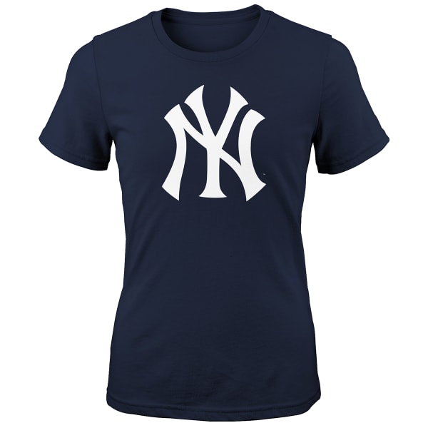 NEW YORK YANKEES Girls' Primary Logo Short-Sleeve Tee