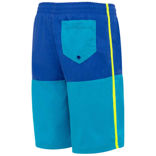 NIKE Boys' Digi Swoosh Split Volley 8" Swim Shorts