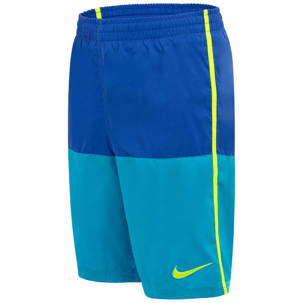 NIKE Boys' Digi Swoosh Split Volley 8" Swim Shorts