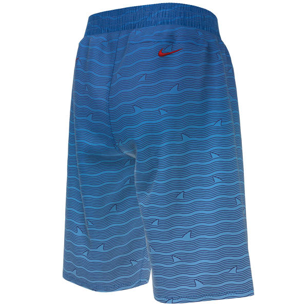 NIKE Boys' Shark Stripe Breaker 8" Volley Shorts