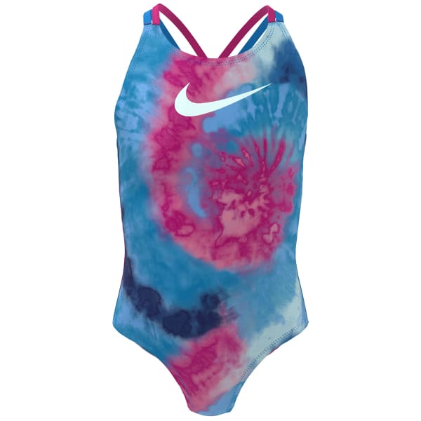 NIKE Girls' Spiderback One Piece Swimsuit