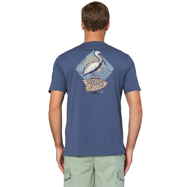 Izod Mens Saltwater Short Sleeve Graphic Tee Bobs Stores