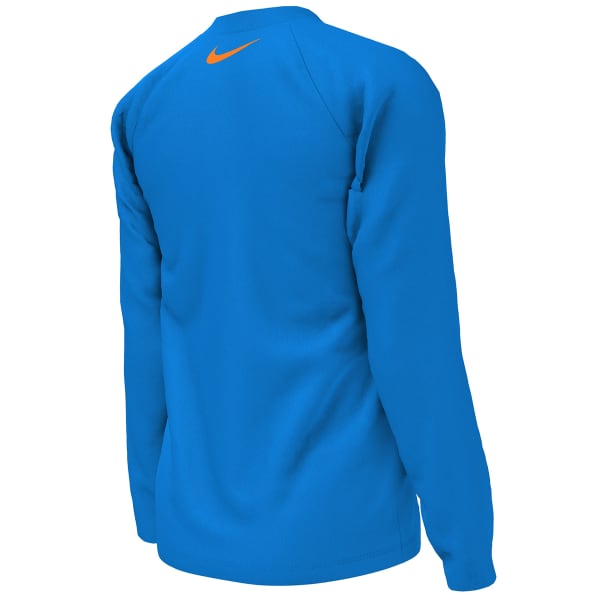 NIKE Boys' Swoosh Long-Sleeve Hydroguard Shirt