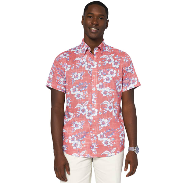 IZOD Men's Dockside Short-Sleeve Button-Down Shirt