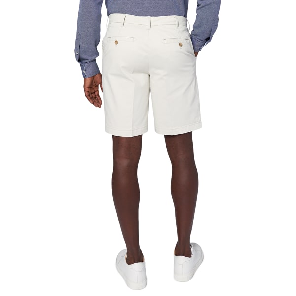 IZOD Saltwater Flat Front Stretch 9.5" Shorts