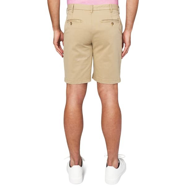 IZOD Saltwater Flat Front Stretch 9.5" Shorts