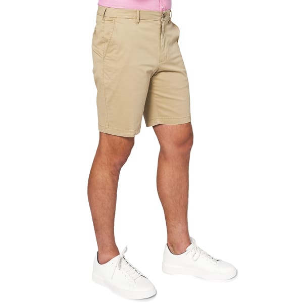 IZOD Saltwater Flat Front Stretch 9.5" Shorts