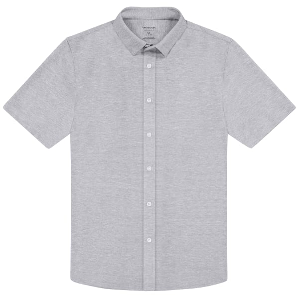 VAN HEUSEN Men's Slim Fit Short Sleeve Button-Down Shirt