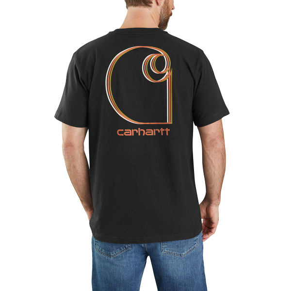 CARHARTT Men's Relaxed Fit Heavyweight Short Sleeve Pocket Graphic Tee