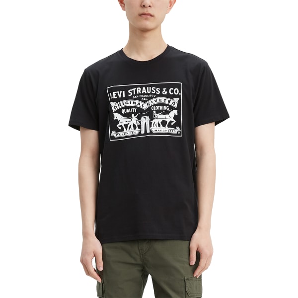 LEVI'S Young Men's 2-Horse Short-Sleeve Graphic Tee