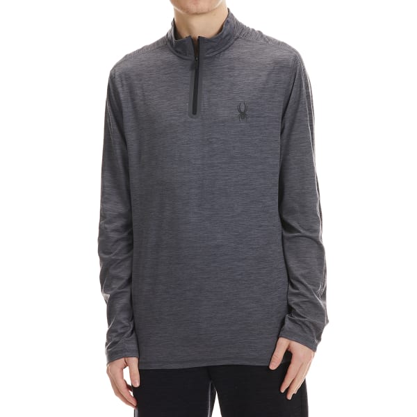 SPYDER Men's Reflective Quarter-Zip Mock Neck