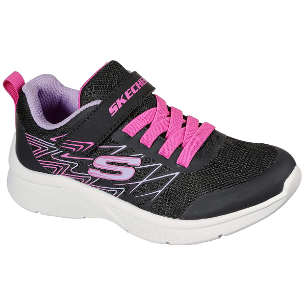 SKECHERS Girls' Microspec - Bold Delight Sneakers