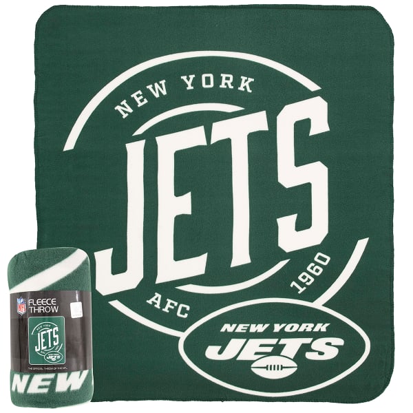 NEW YORK JETS Campaign Fleece Throw Blanket - Bob's Stores