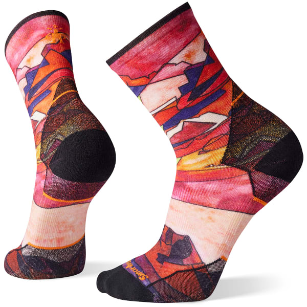 SMARTWOOL Men's Athlete Edition Run Print Crew Socks