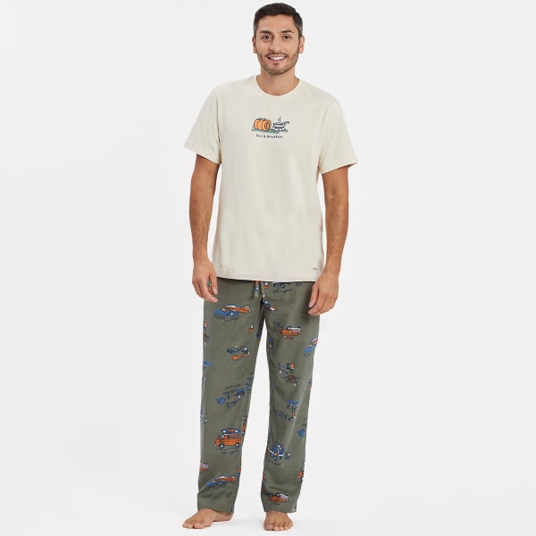 LIFE IS GOOD Men's Jake Outdoor Print Classic Sleep Pants