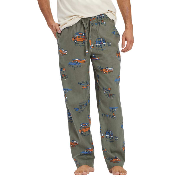 LIFE IS GOOD Men's Jake Outdoor Print Classic Sleep Pants