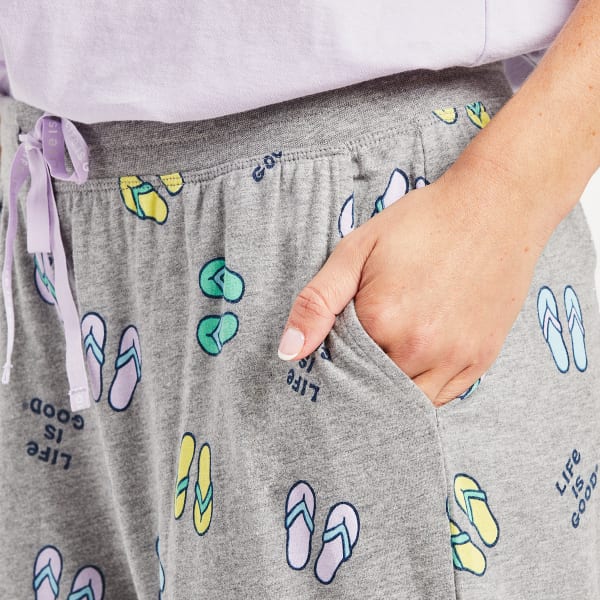 LIFE IS GOOD Flip-Flop Pattern Snuggle Up Sleep Pants