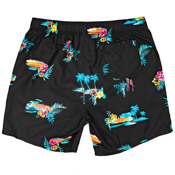 BURNSIDE Guys' 19" Parrots Board Shorts