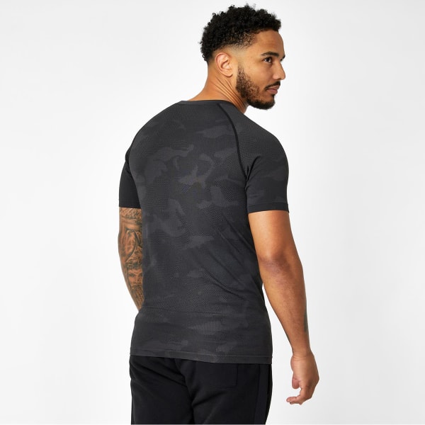 EVERLAST Men's Seamless Camo Short Sleeve Tee