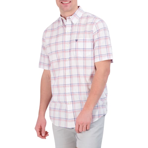 CHAPS Men's Short-Sleeve Woven Shirt