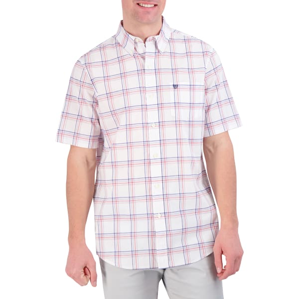 CHAPS Men's Short-Sleeve Woven Shirt