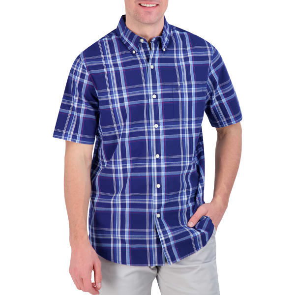 CHAPS Men's Short-Sleeve Woven Shirt