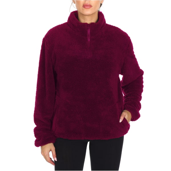 BSP Women's Sherpa Fleece 1/4-Zip Pullover