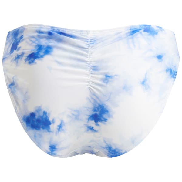 SAND CASTLE Juniors' Tie Dye Hipster Swim Bottoms