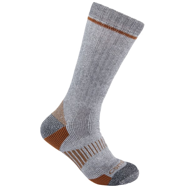 CARHARTT Men's Wool Blend Crew Socks, 2 Pack