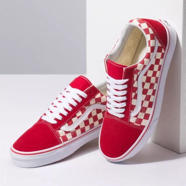 VANS Men's Primary Check Old Skool Shoes