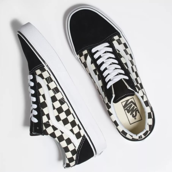 VANS Men's Primary Check Old Skool Shoes