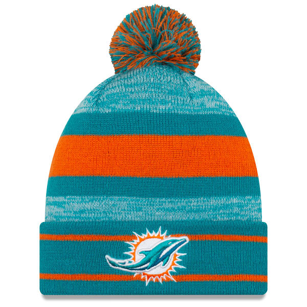 MIAMI DOLPHINS New Era Pompom Knit Hat