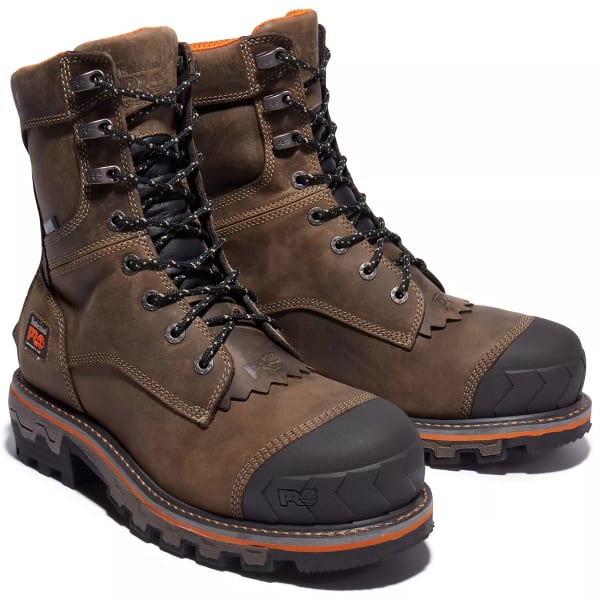 TIMBERLAND PRO Men's Boondock HD 8" Waterproof Comp-Toe Logger Boots