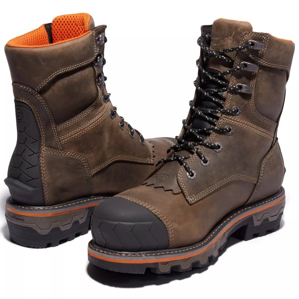 TIMBERLAND PRO Men's Boondock HD 8" Waterproof Comp-Toe Logger Boots