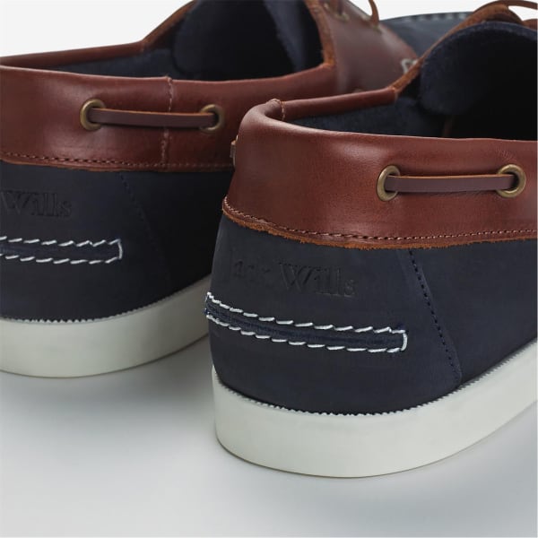 JACK WILLS Men's Leather Boat Shoes