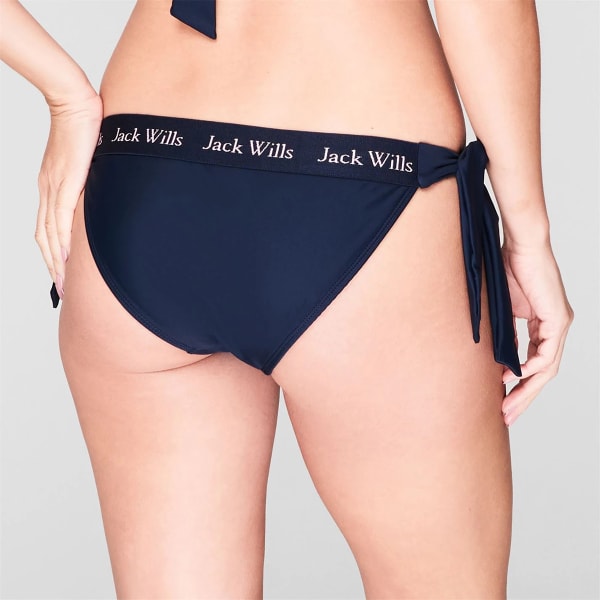 JACK WILLS Women's Poplar Tie Side Bikini Bottoms